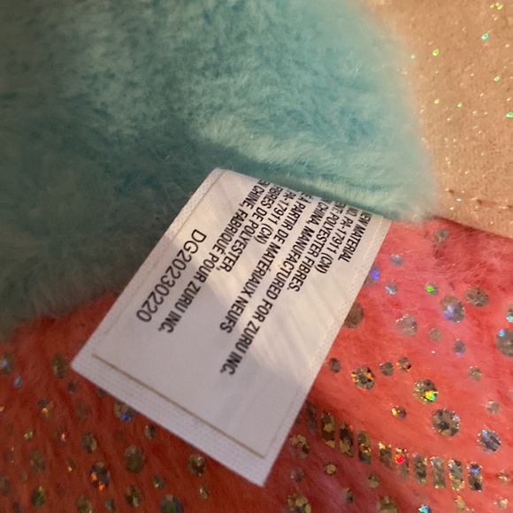 Lot of 2 rainbocorns rabbit mermaid plush stuffed animals - Picture 6 of 6